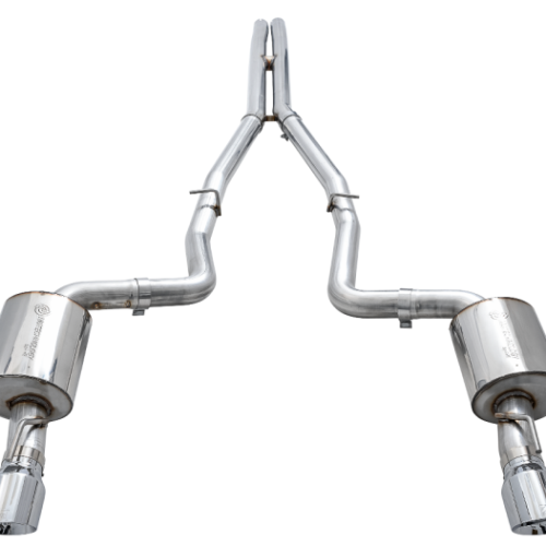 AWE Tuning Touring Edition Exhaust - Silver Tips for 2015+ Dodge Charger 6.4L/6.2L SC Non-Resonated - Image 5