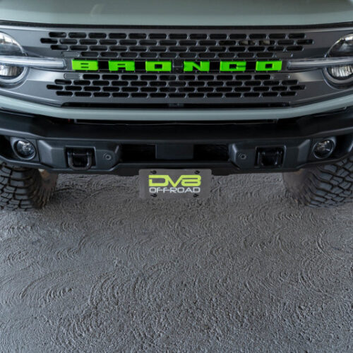 DV8 Offroad 21-23 Ford Bronco Capable Bumper Front License Plate Mount - Image 9