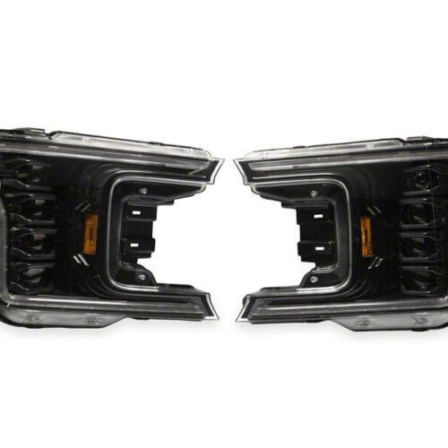 Raxiom for 2018-2020 Ford F-150 CXR Series LED Headlights with Amber DRL- Black Housing- Clear Lens - Image 3