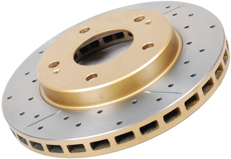DBA 09-15 Toyota Landcruiser / 10-13 Lexus GX460 Front Drilled & Slotted Street Series Rotor