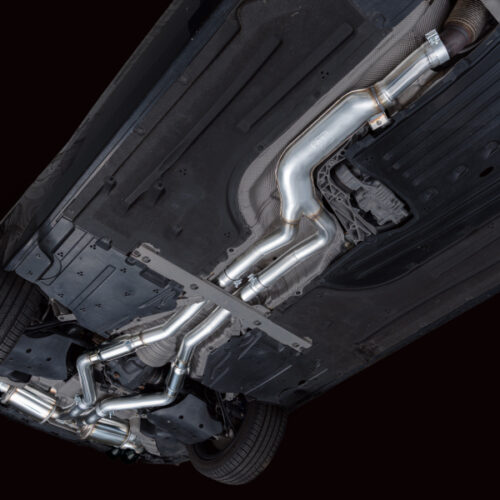 AWE Tuning Touring Edition Exhaust - Diamond Black Tips for 22-26 BMW M240i (G42) - Image 5