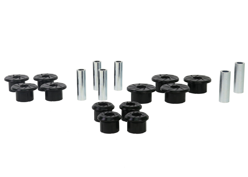 Whiteline 1999-2018 Chevrolet Silverado 1500 Spring - Eye Front/Rear And Shackle Bushing - Image 2