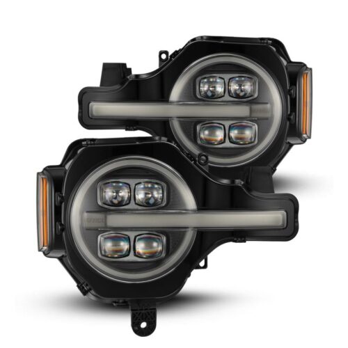 AlphaRex 21-23 Ford Bronco NOVA LED Projector Headlights Black - Image 3