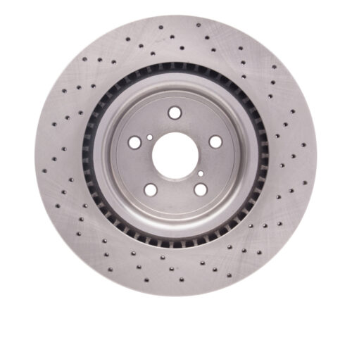 DFC 08-14 Lexus IS F Front Drilled Brake Rotor - Image 4