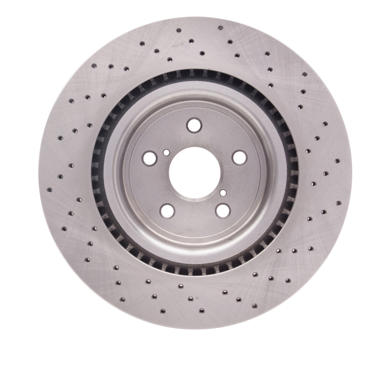 DFC 08-14 Lexus IS F Front Drilled Brake Rotor - Image 4