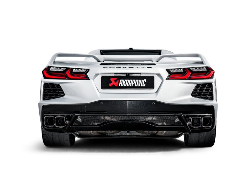 Akrapovic Slip-On Line (Titanium) w/ Titanium Tips for 2020 Chevrolet Corvette Stingray (C8) OPF/GPF - Image 2
