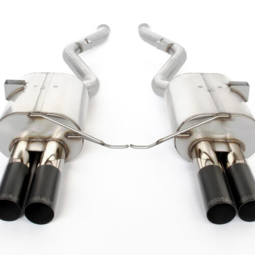 Dinan for 08-11 BMW M3 (E90) Free Flow Axleback Exhaust System - Black Tips