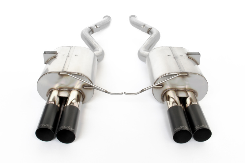 Dinan for 08-11 BMW M3 (E90) Free Flow Axleback Exhaust System - Black Tips