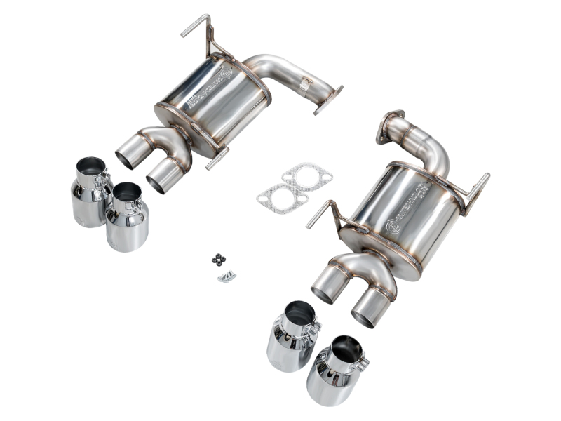 AWE Tuning Touring Edition Axle-Back Exhaust - Chrome Silver Tips for 22-25 Subaru VB WRX - Image 6