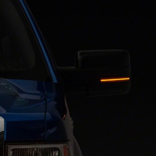 Raxiom for 2009-2014 Ford F-150 Axial Series Sequential LED Mirror Mounted Turn Signals- Smoked - Image 5