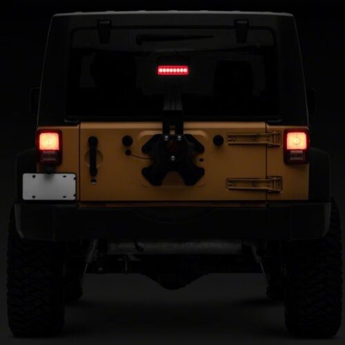 Raxiom for 2007-2018 Jeep Wrangler JK Axial Series Hyper Flash LED Third Brake Light- Red - Image 3
