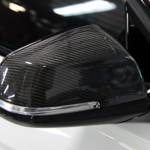 Dinan for 12-21 BMW 2/3/4-Series (F22/F30/F31/F32/F33/F34/F36/F45/F46) Carbon Fiber Mirror Cover Set - Image 4