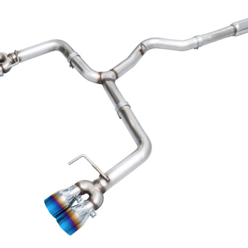 AWE Tuning Track Edition Exhaust - Vapor Blue Tips for 22-26 Subaru WRX