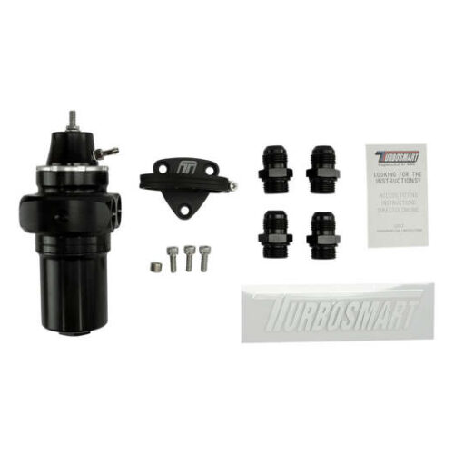 Turbosmart -10AN FPRF10 Canister Style Fuel Filter w/Regulator - Black - Image 3