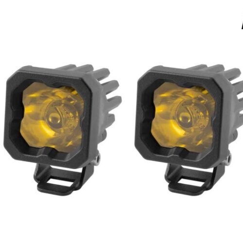 Diode Dynamics Stage Series C1 LED Pod Pro - Yellow Flood Standard ABL (Pair) - Image 3