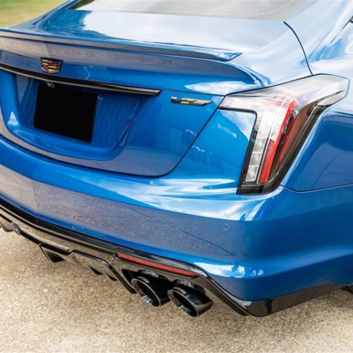 Corsa 22-25 Caddy CT5-V Blackwing 3in Axle-Back - Act. Exh. - Dual Rear Exit - Twin 4.5in Tips - Blk - Image 4