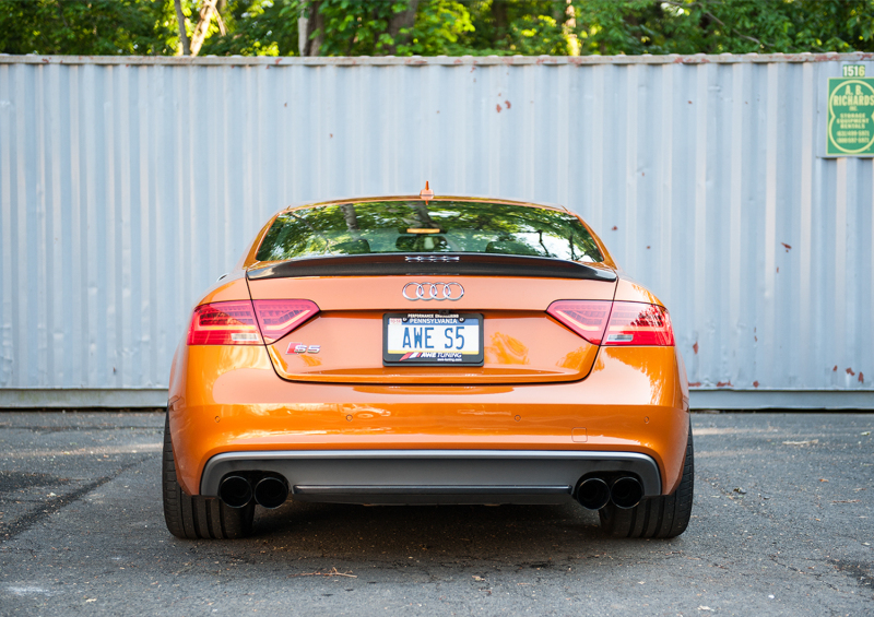 AWE Tuning Touring Edition Exhaust System - Diamond Black Tips (102mm) for Audi B8.5 S5 3.0T - Image 3