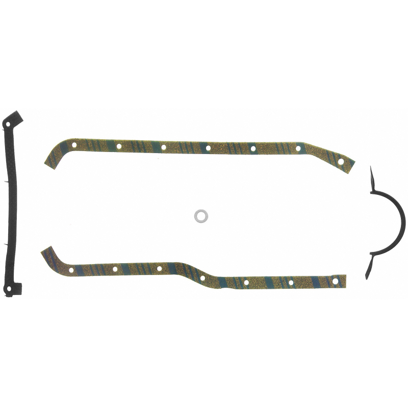 Fel-Pro 17950 Engine Oil Pan Gasket Set 18 Bolt Hole Multi Piece Gasket - Image 2