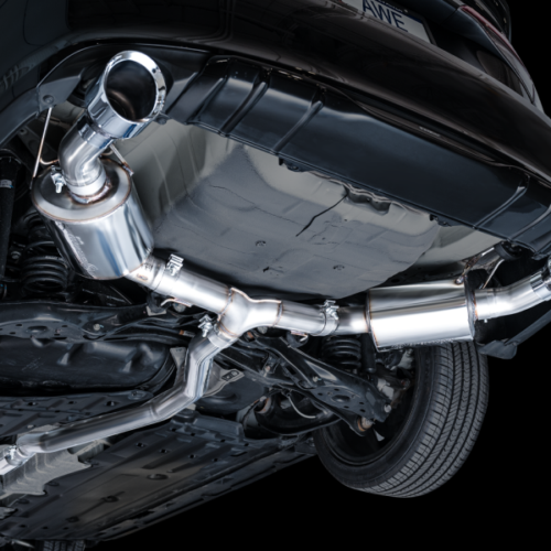 AWE Tuning 22+ Honda Civic Si/Acura Integra Touring Edition Catback Exhaust - Dual Chrome Silver Tip - Image 2