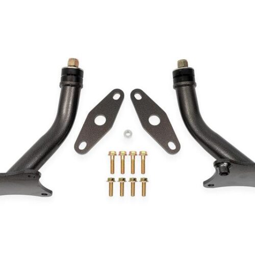BMR 16-24 Chevrolet Camaro (6th Gen) Motor Mount Kit w/ Solid Bushings - Black Hammertone