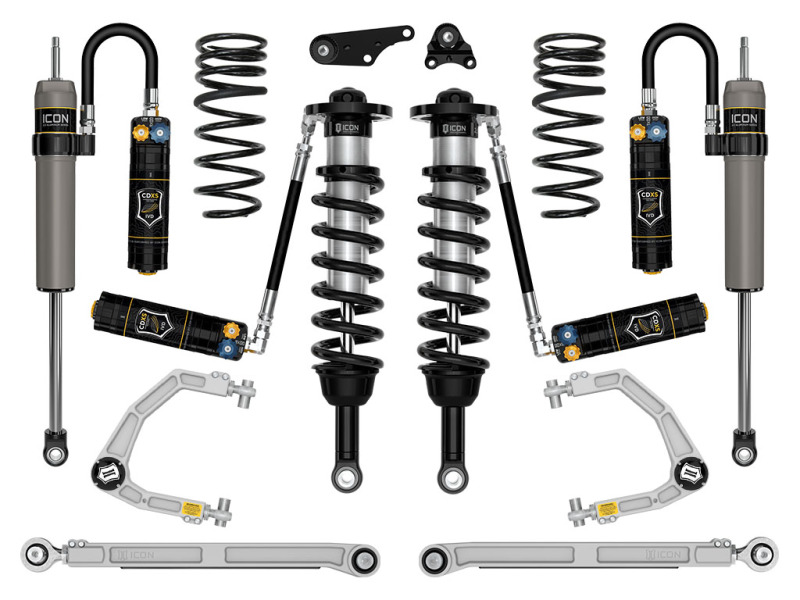 ICON 2024 Toyota Tacoma 1.25-3in Stage 9 Suspension System - Billet (w/ Triple Rate Spring)
