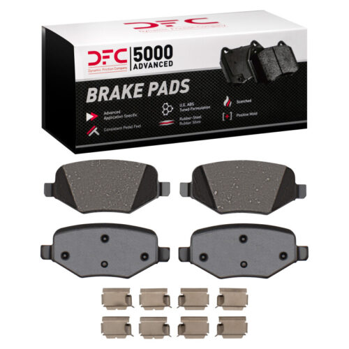 DFC 09-19 Ford Taurus SHO Rear 5000 Advanced Ceramic Brake Pads and Hardware Kit
