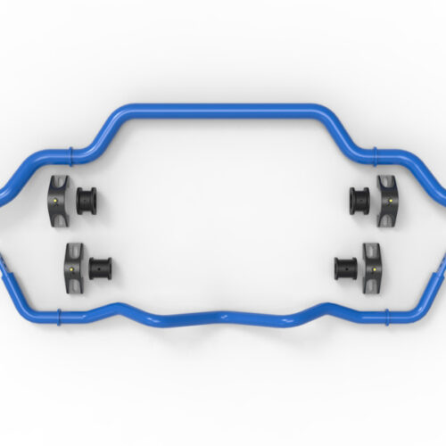 aFe Power 16-21 Infiniti Q50/Q60 3.0L (tt) Front and Rear Sway Bar Set Blue - Image 5