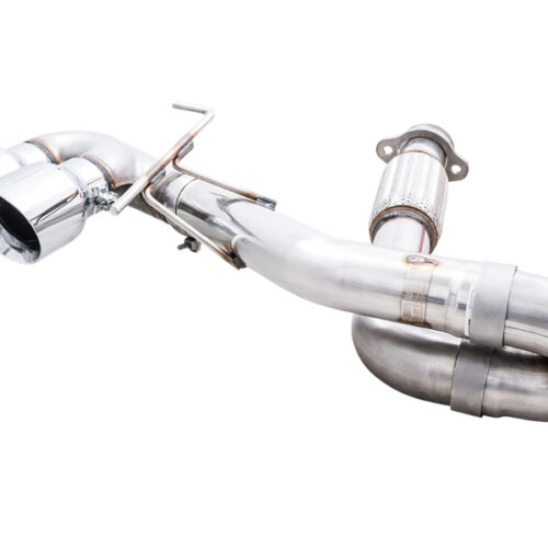 Alternative view of AWE Tuning Track Edition Exhaust - Quad Chrome Silver Tips for 2020 Chevrolet Corvette (C8)