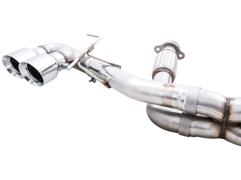 AWE Tuning Track Edition Exhaust - Quad Chrome Silver Tips for 2020 Chevrolet Corvette (C8) - Image 2