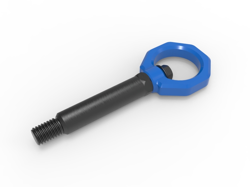 aFe Power Control Rear Tow Hook Blue BMW F-Chassis 2/3/4/M - Image 3