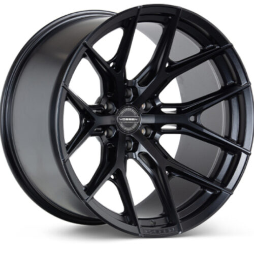 Vossen HF6-4 22x10 - 8x180 - ET-18 - Super Deep Face - 124.3 - Satin Black Wheel
