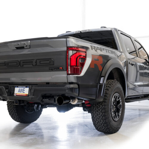 AWE Tuning Gen 3 Raptor R SwitchPath Exhaust - Diamond Black Tips - Image 5