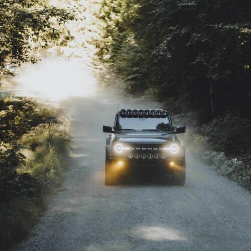 Alternative view of KC HiLiTES 2021+ Ford Bronco FLEX ERA 3 Dual Mode SAE Fog Light Pocket Kit