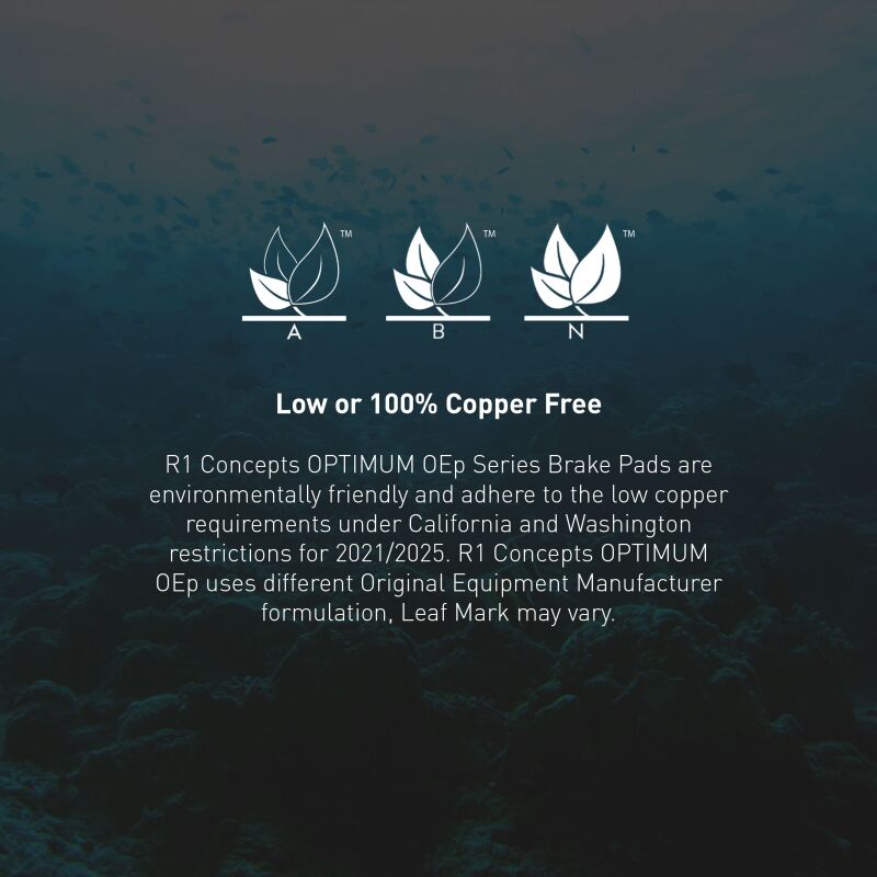 R1 2008-2013 Nissan Rogue Rear R1 Optimum OE Pads & Hardware Kit - Image 4
