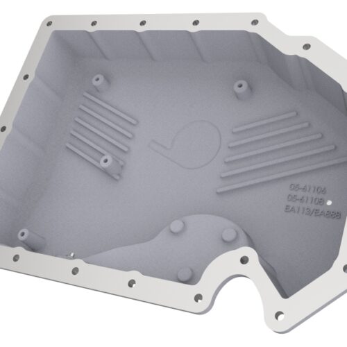 aFe Power 05-19 VW 1.8L/2.0L w/o Oil Sensor Engine Oil Pan Raw POWER Street Series w/ Machined Fins - Image 4