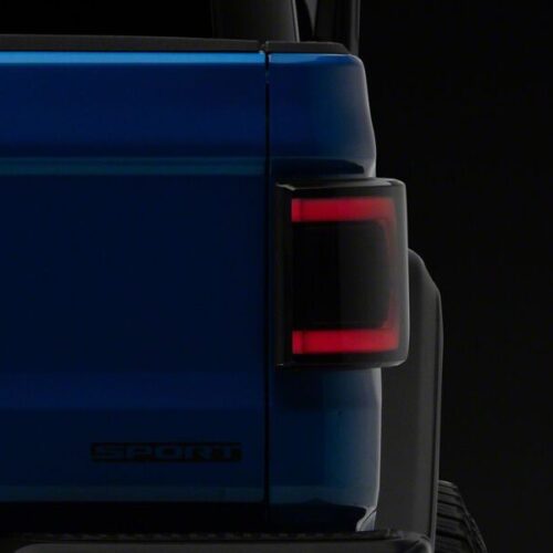 Raxiom for 2020-2026 Jeep Gladiator JT Low Profile LED Tail Lights- Black Housing- Smoked Lens - Image 9