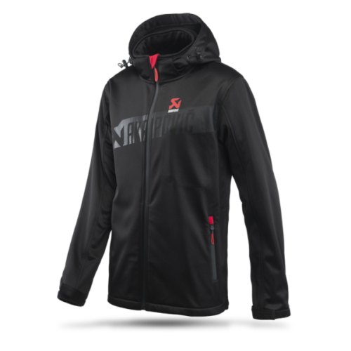 Akrapovic Mens Corpo Softshell Jacket Black - L