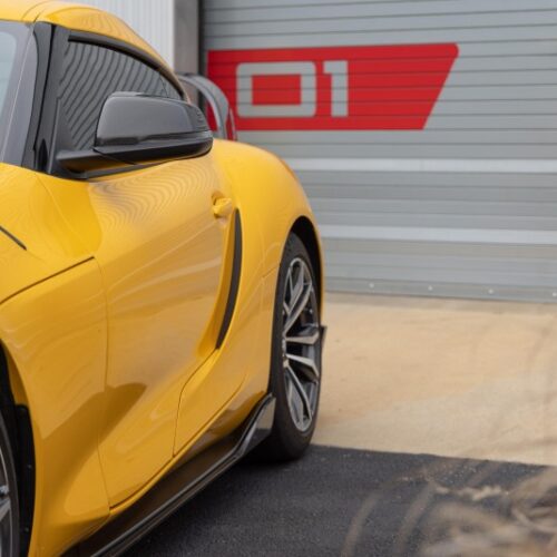 Dinan for 20-26 Toyota GR Supra (A90/A91) Carbon Fiber Mirror Cover Set - Image 8