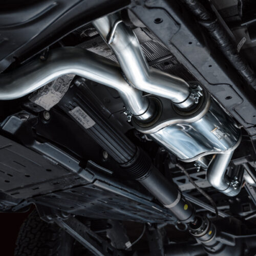 AWE Tuning Cat-Back SwitchPath Exhaust (No Tips) for 22-24 Ford Bronco Raptor 4WD Dual BashGuards - Image 7