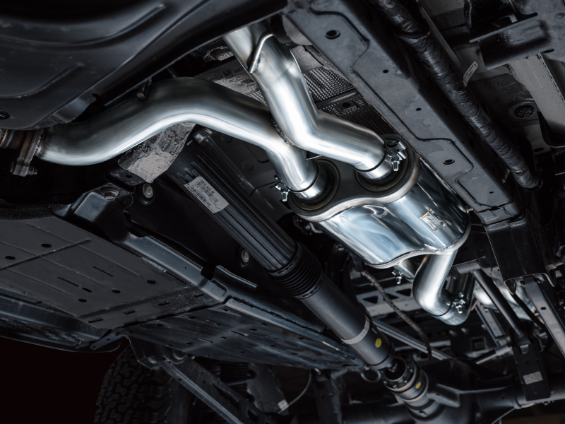 AWE Tuning Cat-Back SwitchPath Exhaust (No Tips) for 22-24 Ford Bronco Raptor 4WD Dual BashGuards - Image 7