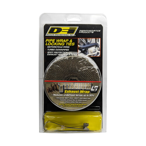 DEI 10123 Exhaust Wrap Kit - Pipe Wrap and Locking Tie - Titanium - Image 4
