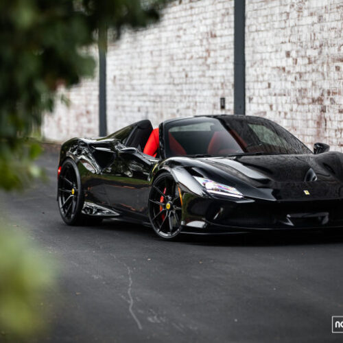 Alternative view of Vossen x Novitec NF10 21x9in - 5x114.3 BP - ET35 - Gloss Black Ferrari 488 / F8 Front Wheel