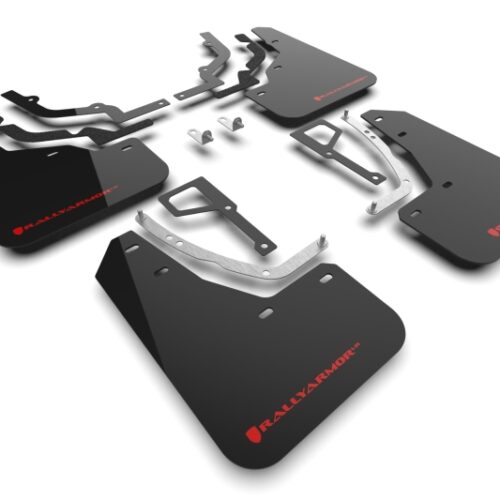 Rally Armor 25-26 Hyundai Ioniq 5 N Black Mud Flap w/Red Logo
