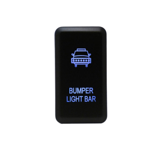 Cali Raised Tall Style Toyota OEM Style Bumper Light Bar Switch - Blue