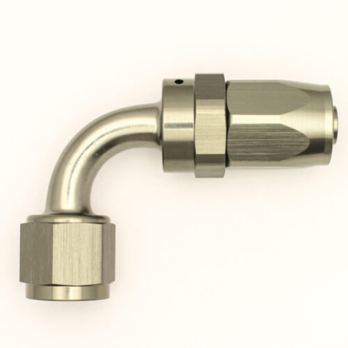 DeatschWerks 8AN Female Swivel 90-Degree Hose End CPE - Image 2