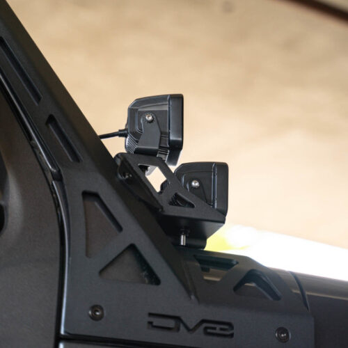 DV8 Offroad 2018+ Jeep Wrangler JLO A Pillar Dual Light Pod Mounts - Image 3