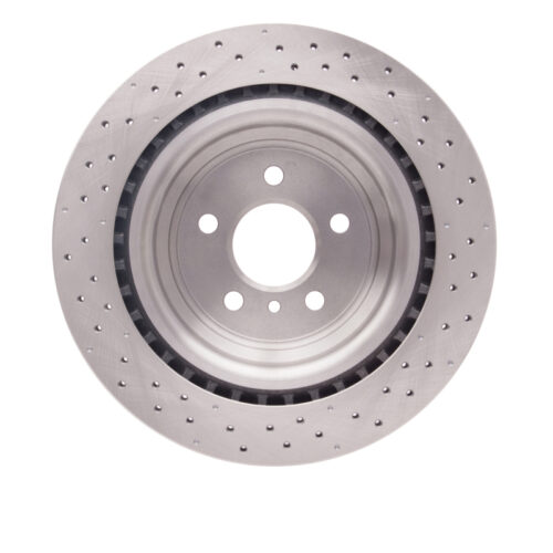 DFC 13-13 Mercedes-Benz GL550 Rear Drilled Brake Rotor - Image 4
