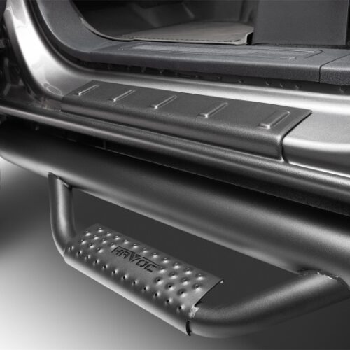 Husky Liners 07-13 GMC Sierra 1500 CC Trail Armor Rocker Panel & Sill Plate Cover (4pc) - Tex. Blk - Image 4