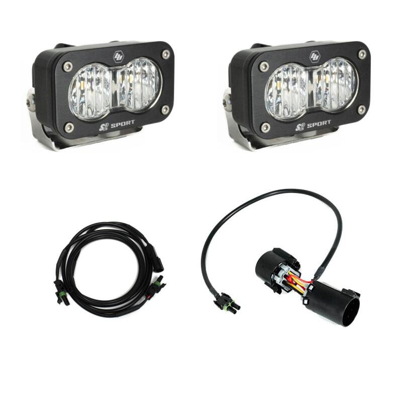 Baja Designs for 23-24 Ford F250/F350 Super Duty S2 Sport Dual Reverse Light Kit w/Trailer Hitch Harness