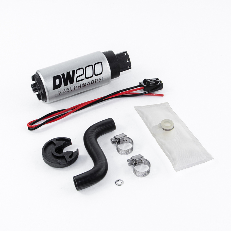 DeatschWerks 255 LPH DW200 In-Tank Fuel Pump w/ Install Kit for 1985-1997 Ford Mustang